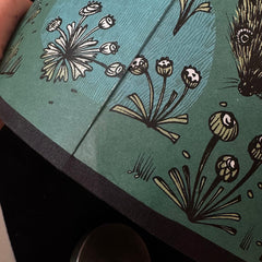 Hedgehog Lampshade GREEN Second