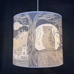 Grey Owl Lampshade SECOND Pendant (Copy)