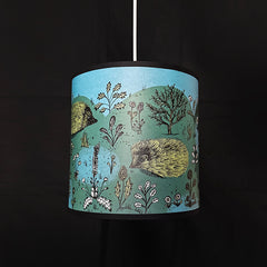 Hedgehog Lampshade GREEN Second (pendant)