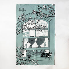 Kitchen Clinch Tea Towel - Blue