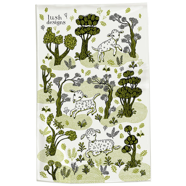 Lamb Tea Towel