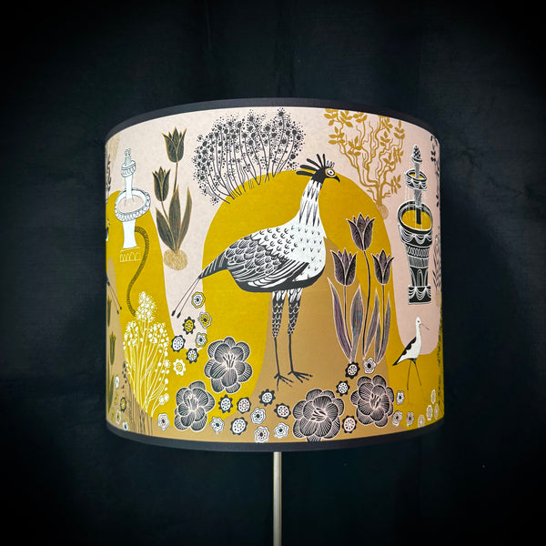 Large Fountains Lampshade Amber SECOND (lamp)