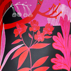 Large Dawn Chorus Lampshade Pink SECOND (lamp)
