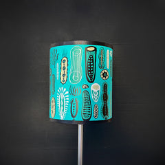 Plankton lampshade turquoise SECOND pendant or lamp (Copy)
