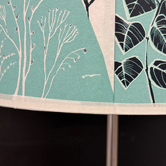 Rabbit lampshade teal SECOND lamp
