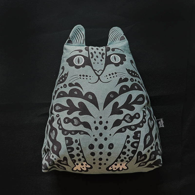 Ocelot Cushion Blue (second)