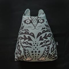 Ocelot Cushion Blue (second)