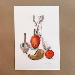 Pestle and Ginger print