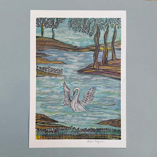 Swan print