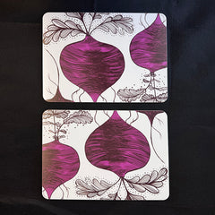 Set of 2 Beetroot Table Mats (Copy)