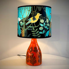 Polly Lamp base - Vermillion