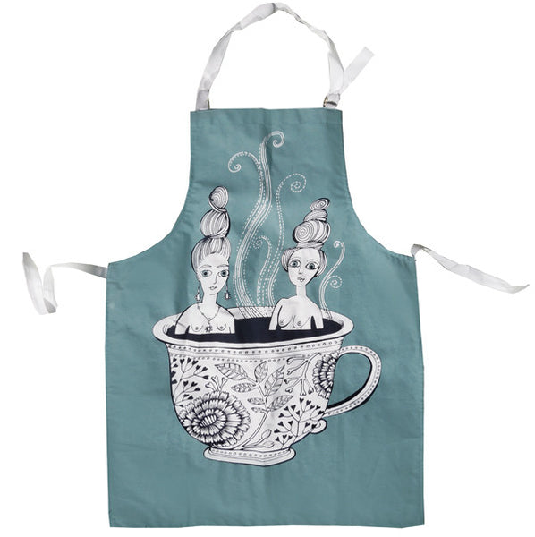 Tea Cup Ladies Apron