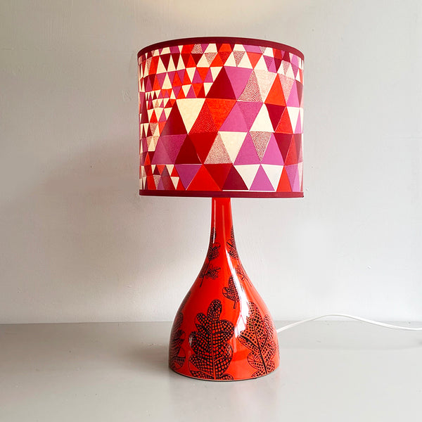 Juno Lamp base - Orange-red