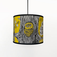 Baby Owl Lampshade - Mustard