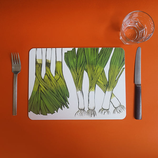 Leek Table Mat