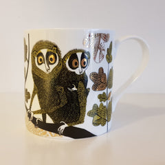 Lush Designs China mug with design of Loris and baby