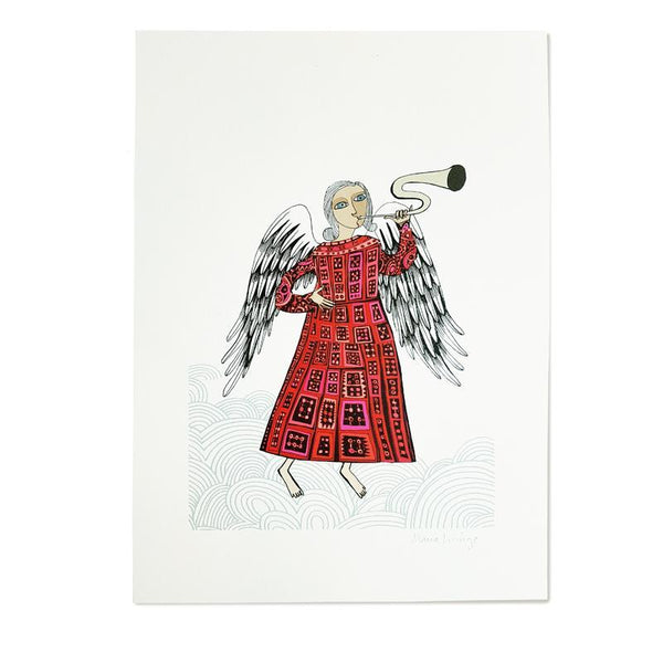 Trumpet Angel Print