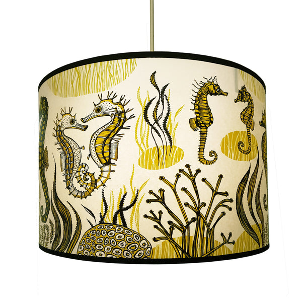 Seahorse Lampshade - Yellow