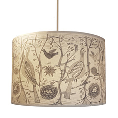 Lush Designs Game bird shade in pale grey and cream
