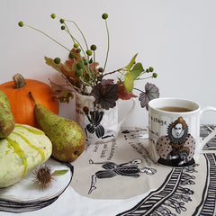 Lush Designs shakespeare themed home wares including bone china mug 