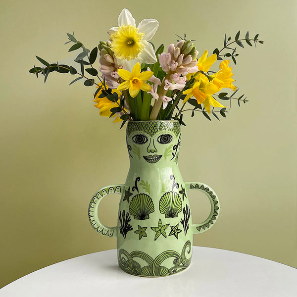 Kelpie Vase: Pistachio