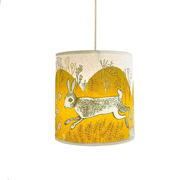 Small Rabbit lamp shade Chartreuse