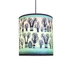 Winter Trees lamp shade (Spearmint)