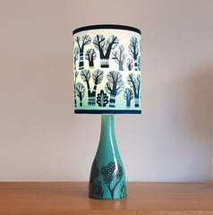 Winter Trees lamp shade (Spearmint)