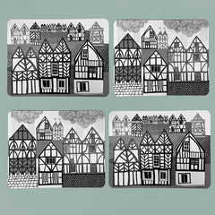 Tudor (canal row) large table mat