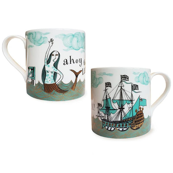 Ship/Mermaid Mug