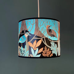 Dawn Chorus Lampshade - Blue