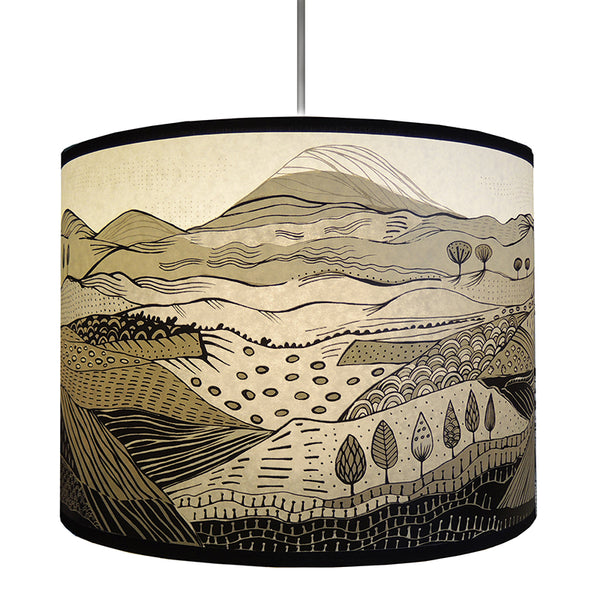 Landscape Lampshade - Taupe