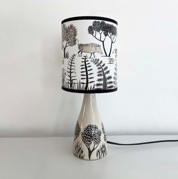 Wild boar Lampshade - Brownish black