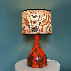 Juno Lamp base - Orange-red