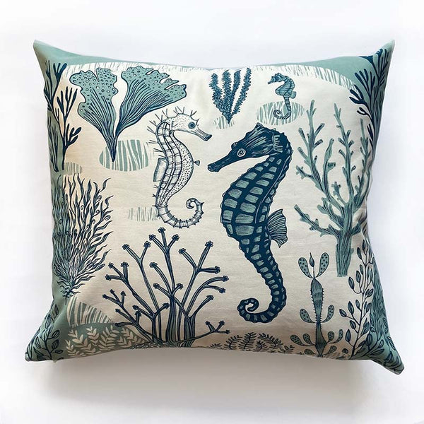 Seahorse cushion