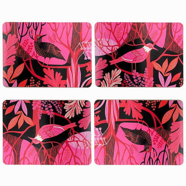 Set of 4 Dawn Chorus Table Mats