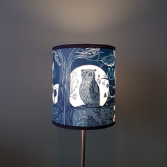 Owl Lampshade - Blue