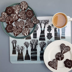 Winter Trees large table mat