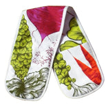 Lush Designs vegetable print oven gloves